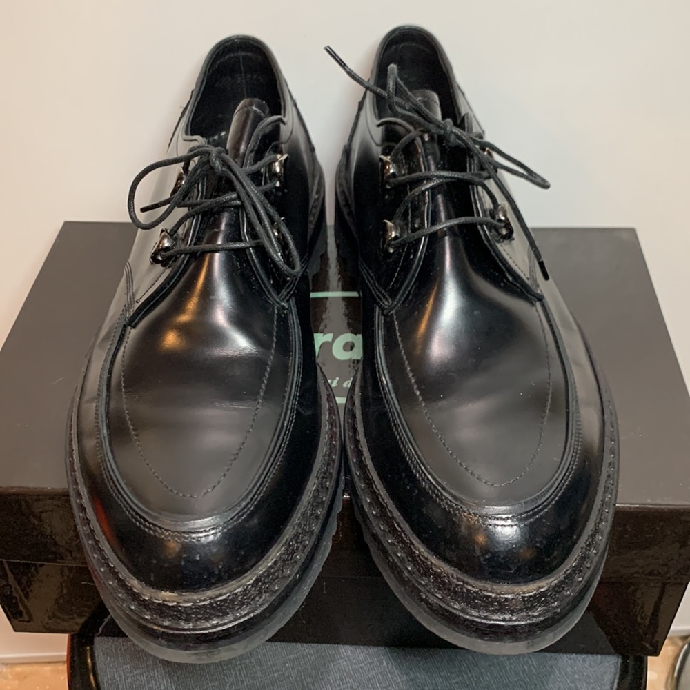 Barracuda Calzolai dal 1896 Mens Black Lace up Dress Shoes